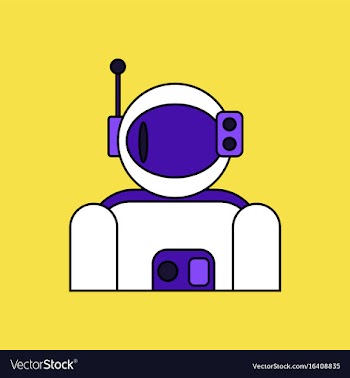 Flat icon design collection astronaut suit vector image
