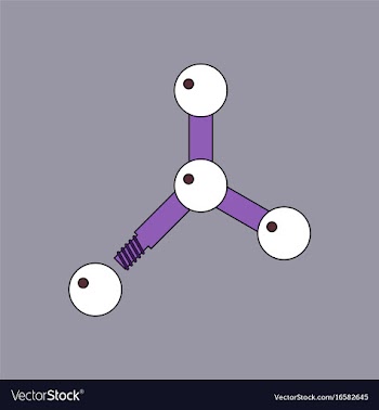 Flat icon design collection atom disconnection vector image