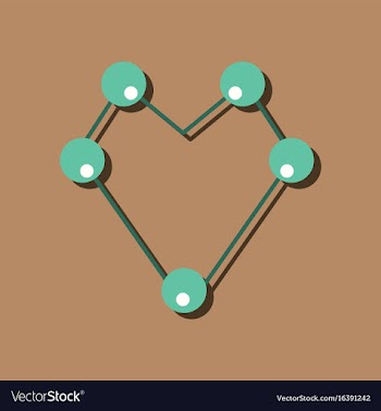 Flat icon design collection atom scheme in vector image