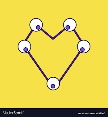 Flat icon design collection atom scheme vector image