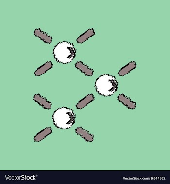 Flat icon design collection atomic energy in vector image