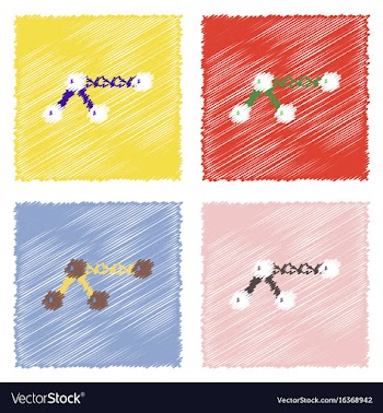 Flat icon design collection atomic energy in vector image