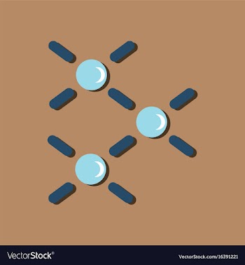 Flat icon design collection atomic energy in vector image