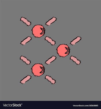 Flat icon design collection atomic energy in vector image