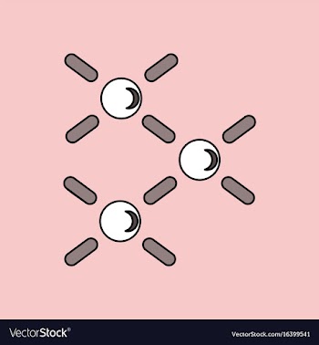 Flat icon design collection atomic energy vector image