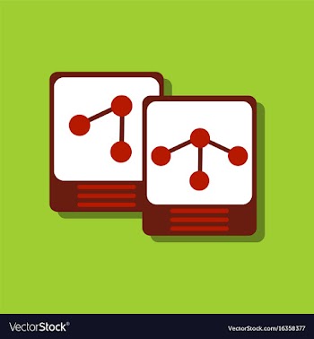 Flat icon design collection atoms and molecule in vector image