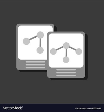 Flat icon design collection atoms and molecule in vector image