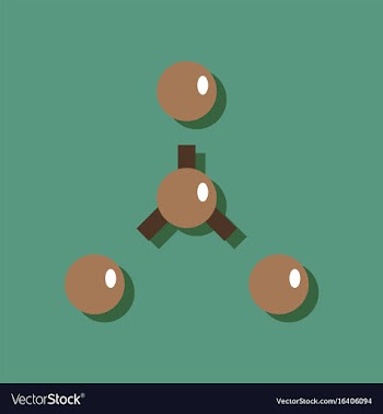 Flat icon design collection atoms disconnection vector image