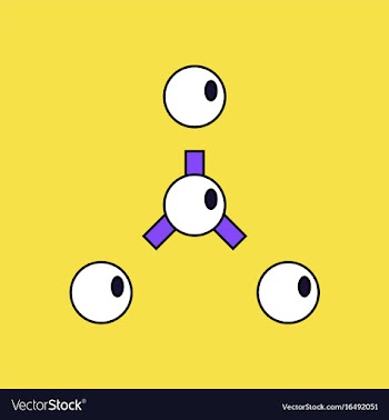 Flat icon design collection atoms disconnection vector image