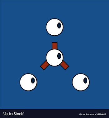 Flat icon design collection atoms disconnection vector image