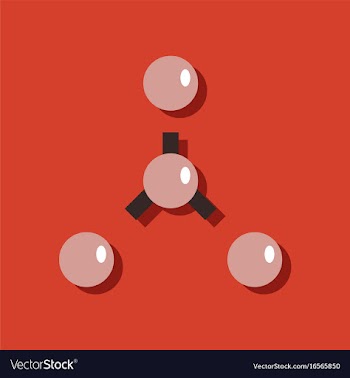 Flat icon design collection atoms disconnection vector image