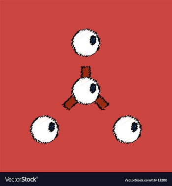 Flat icon design collection atoms disconnectionin vector image