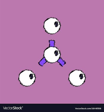 Flat icon design collection atoms disconnectionin vector image