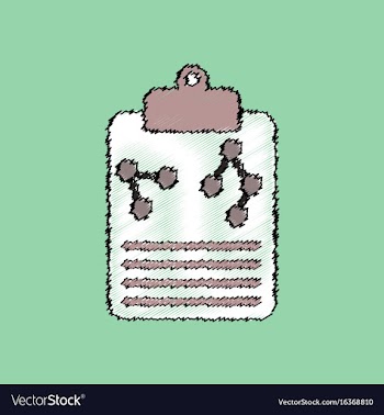 Flat icon design collection atoms on form in vector image