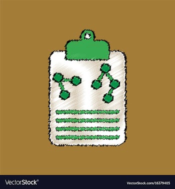Flat icon design collection atoms on form in vector image