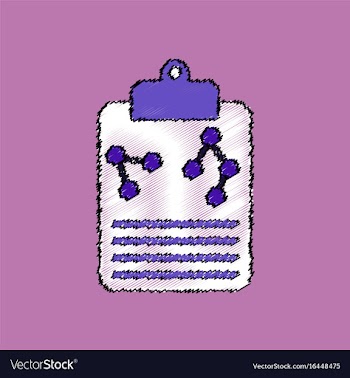 Flat icon design collection atoms on form in vector image