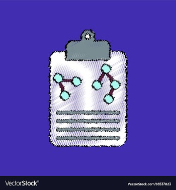 Flat icon design collection atoms on form in vector image