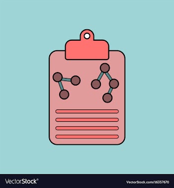 Flat icon design collection atoms on form vector image