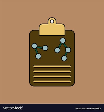 Flat icon design collection atoms on form vector image