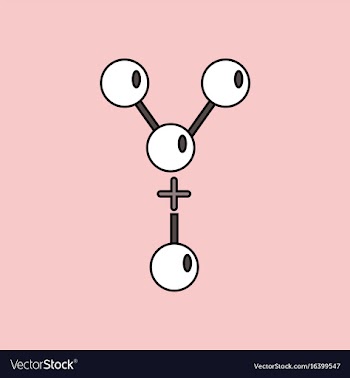Flat icon design collection attaching molecules vector image