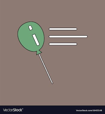 Flat icon design collection balloon silhouette vector image
