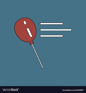 Flat icon design collection balloon silhouette vector image