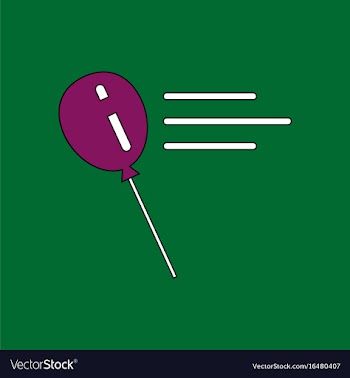 Flat icon design collection balloon silhouette vector image