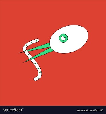 Flat icon design collection bird and worm vector image