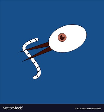 Flat icon design collection bird and worm vector image