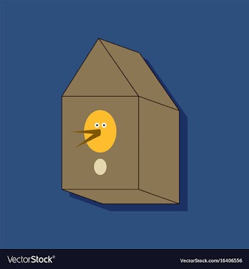Flat icon design collection bird house in sticker vector image