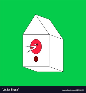 Flat icon design collection bird house vector image