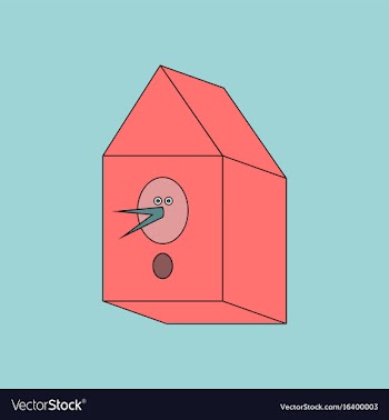 Flat icon design collection bird house vector image