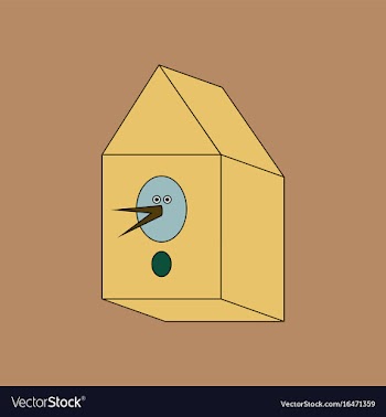 Flat icon design collection bird house vector image