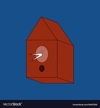 Flat icon design collection bird house vector image
