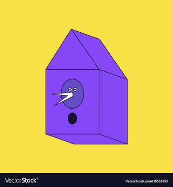 Flat icon design collection bird house vector image