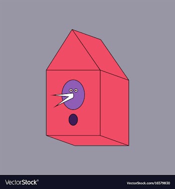 Flat icon design collection bird house vector image