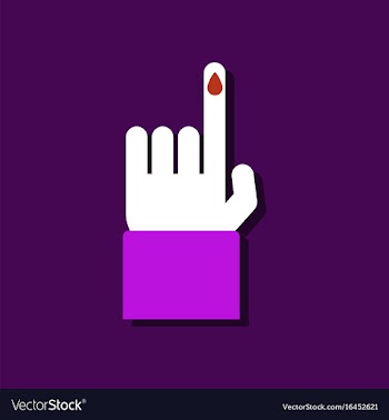 Flat icon design collection blood test in sticker vector image