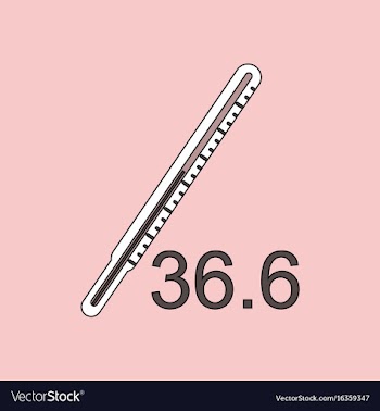 Flat icon design collection body thermometer vector image