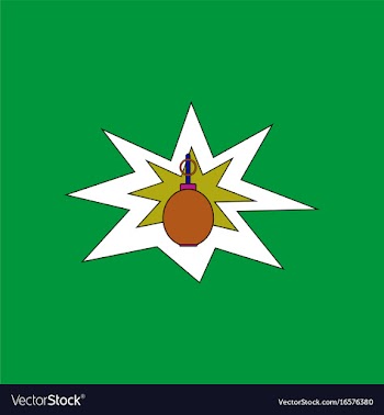 Flat icon design collection bomb explosion vector image