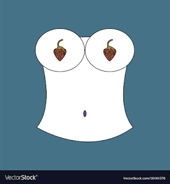 Flat icon design collection boobs and strawberry vector image