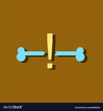 Flat icon design collection broken bone in vector image