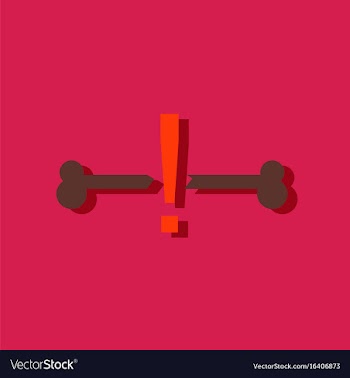 Flat icon design collection broken bone in vector image