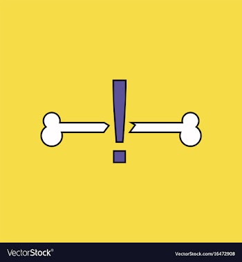 Flat icon design collection broken bone vector image