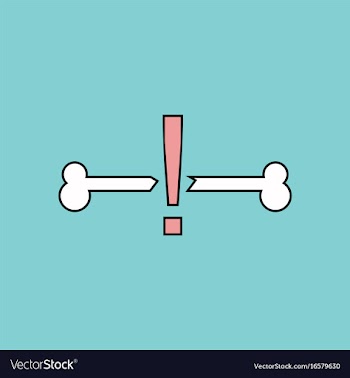 Flat icon design collection broken bone vector image