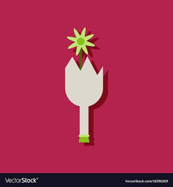 Flat icon design collection broken bottle and vector image