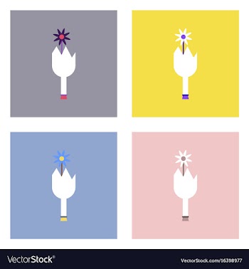 Flat icon design collection broken bottle and vector image