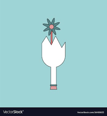 Flat icon design collection broken bottle and vector image