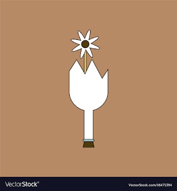 Flat icon design collection broken bottle and vector image