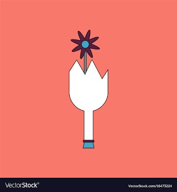 Flat icon design collection broken bottle and vector image