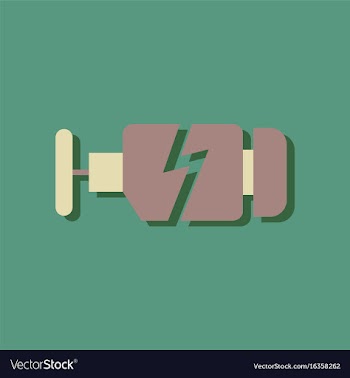 Flat icon design collection broken engine in vector image